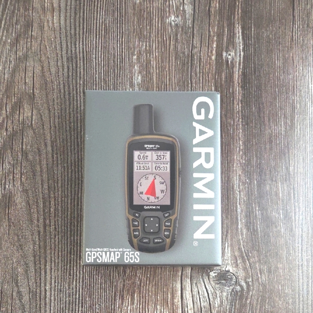 Garmin GPSMAP 65s, Button-Operated Handheld with Altimeter and Compass